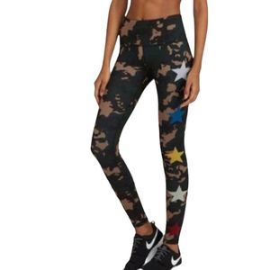 Noli Yoga Combat Camo Star Leggings